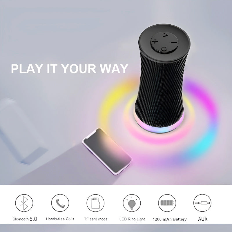 XTECH SUONO XTS-616 – Wireless Bluetooth Speaker with Powerful HD Sound & LED Lighting