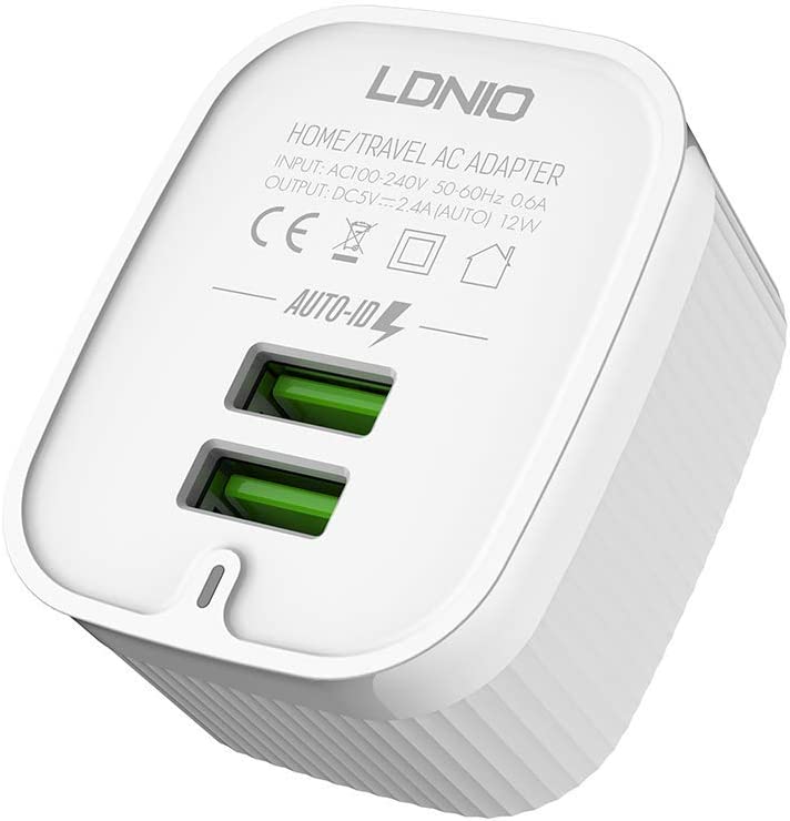 ADVIRE LDNIO A201 2.4A MAX Universal Travel Charger