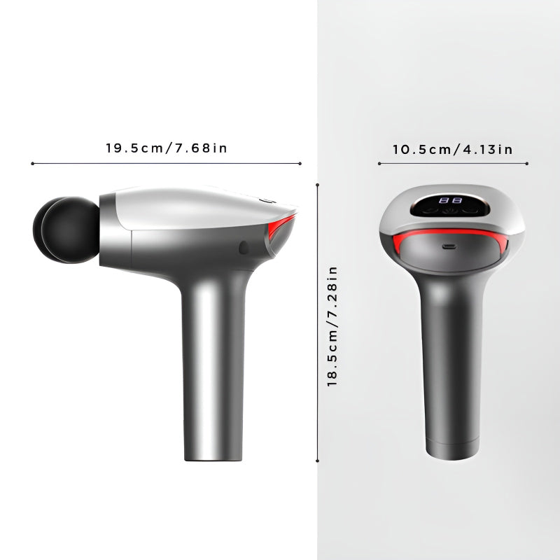 BLD-922 Compact And Quiet Double-Head Portable Massager With 10 Speed Levels