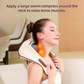 Ultimate Neck & Shoulder Tension Reliever – Wireless 6-Head Trapezius Massager with NTC Heat Therapy – Erase Muscle Stiffness in 10 Minutes
