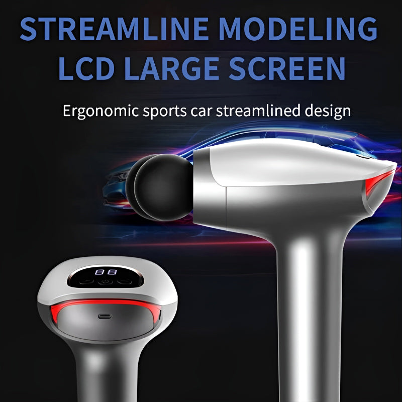 BLD-922 Compact And Quiet Double-Head Portable Massager With 10 Speed Levels