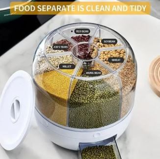 5Kg Revolving 6in1 Cereal Dispenser
