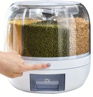 5Kg Revolving 6in1 Cereal Dispenser