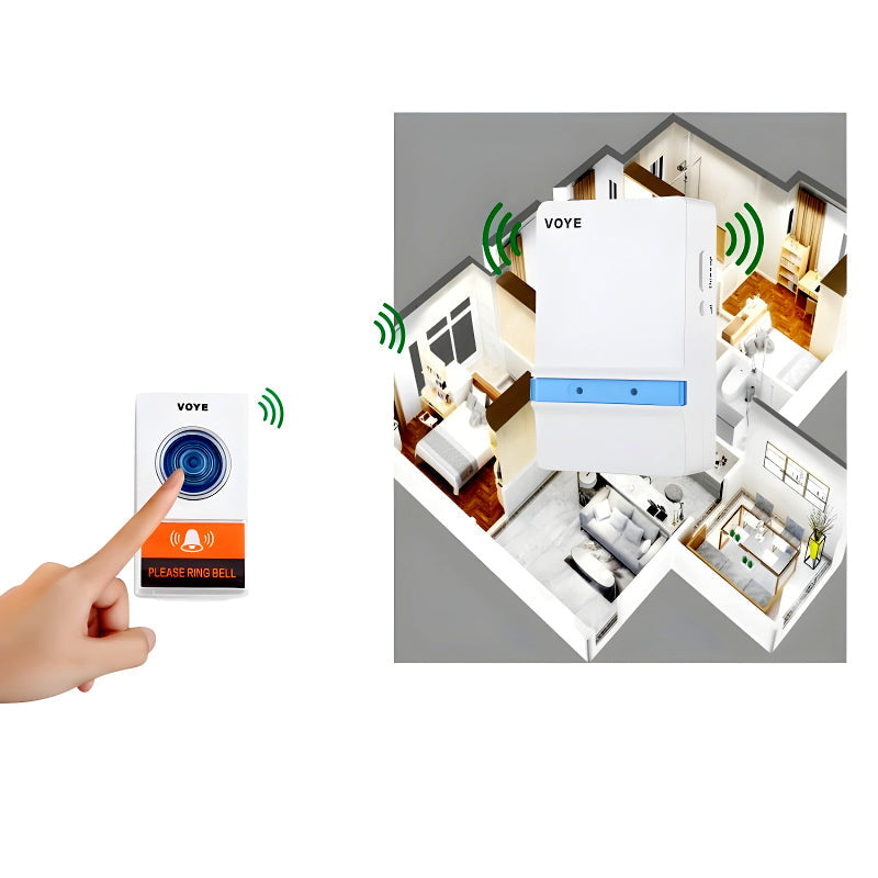 VOYE V012A Home Music Remote Control Wireless Doorbell With 38 Polyphony Sounds