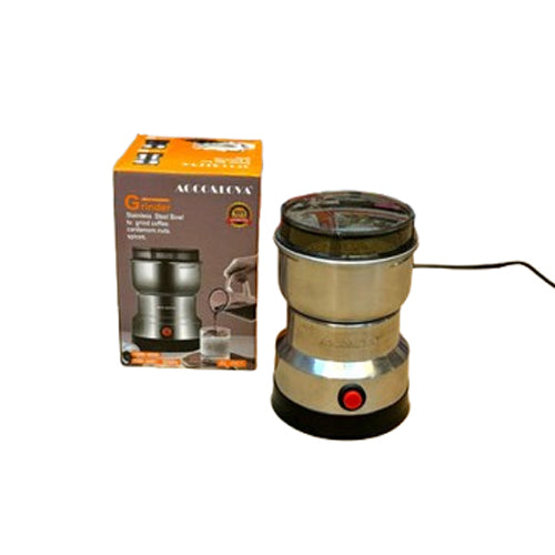 AL-661 Compact Multifunctional 400W Stainless Steel Grinder with 4 Blades for Versatile Use