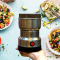 AL-661 Compact Multifunctional 400W Stainless Steel Grinder with 4 Blades for Versatile Use