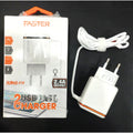 Falcon-F16 2 Ports USB 2.4A Fast Charger With Overcharging Protection