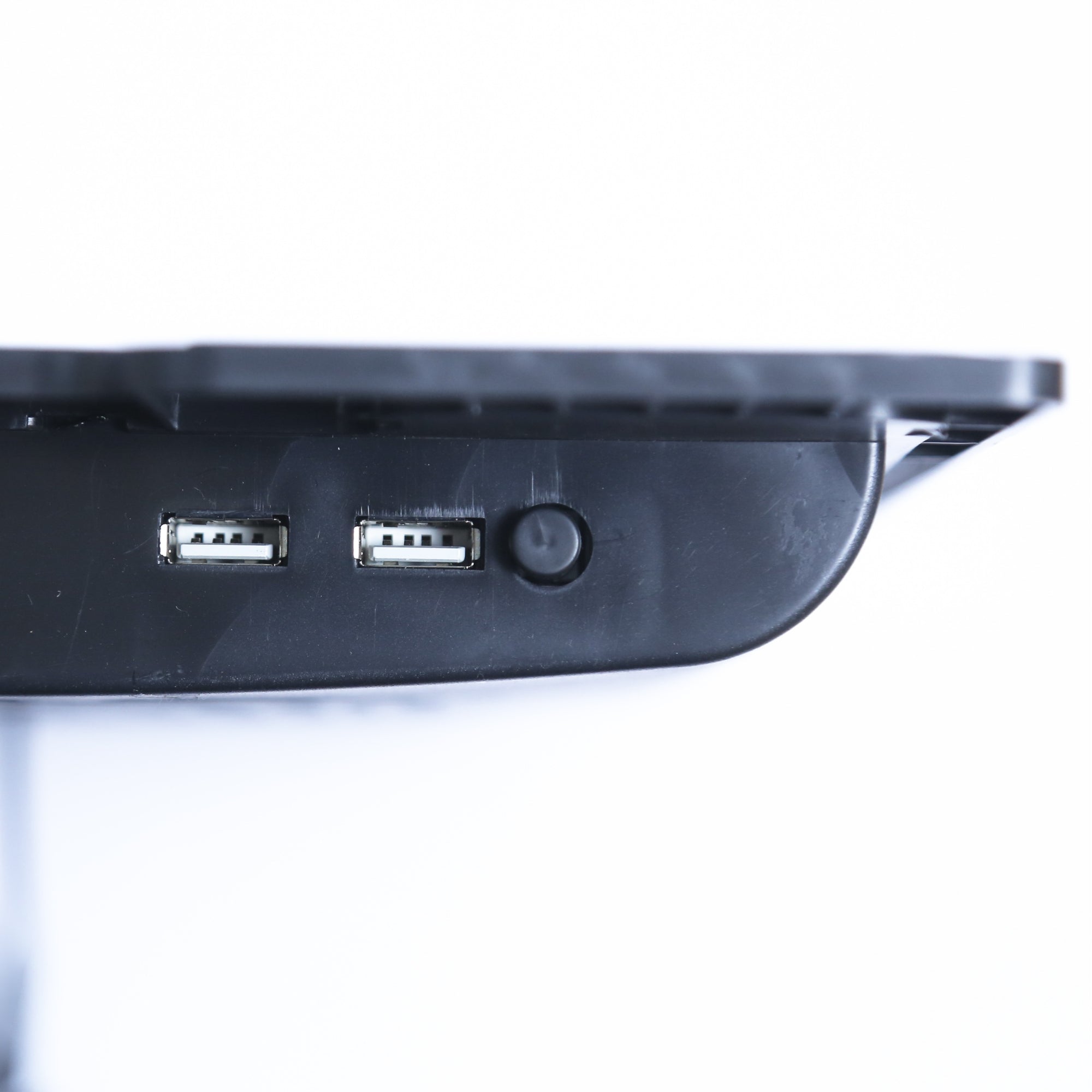 Portable And Powerful Dual Fan Laptop Cooling Pad With Adjustable Stand And LED Backlit