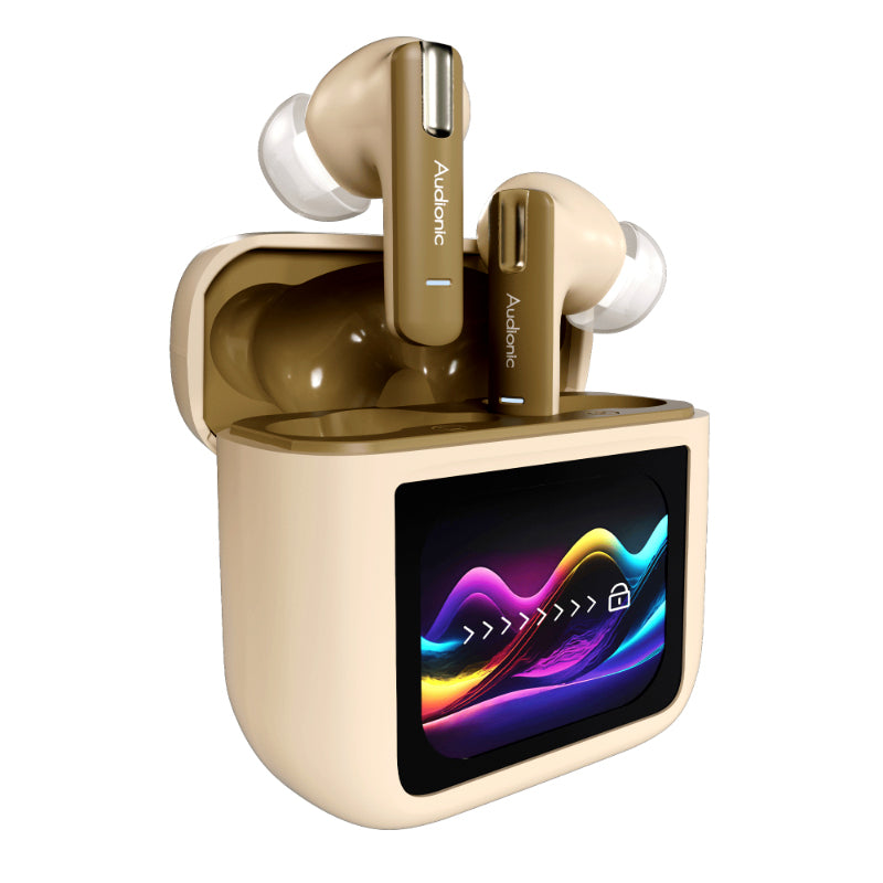 Audionic Trance Airbud 810 – Smart Touch Display Earbuds with High-Quality Sound, ANC, Quad Mic & 20H Playtime