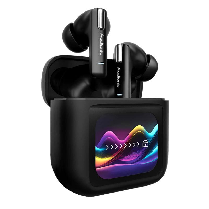 Audionic Trance Airbud 810 – Smart Touch Display Earbuds with High-Quality Sound, ANC, Quad Mic & 20H Playtime