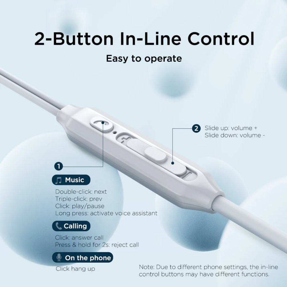 Joyroom TYPE-C EC06 Premium Wired Earphones with HiFi Sound, Comfortable Fit, and Universal Compatibility