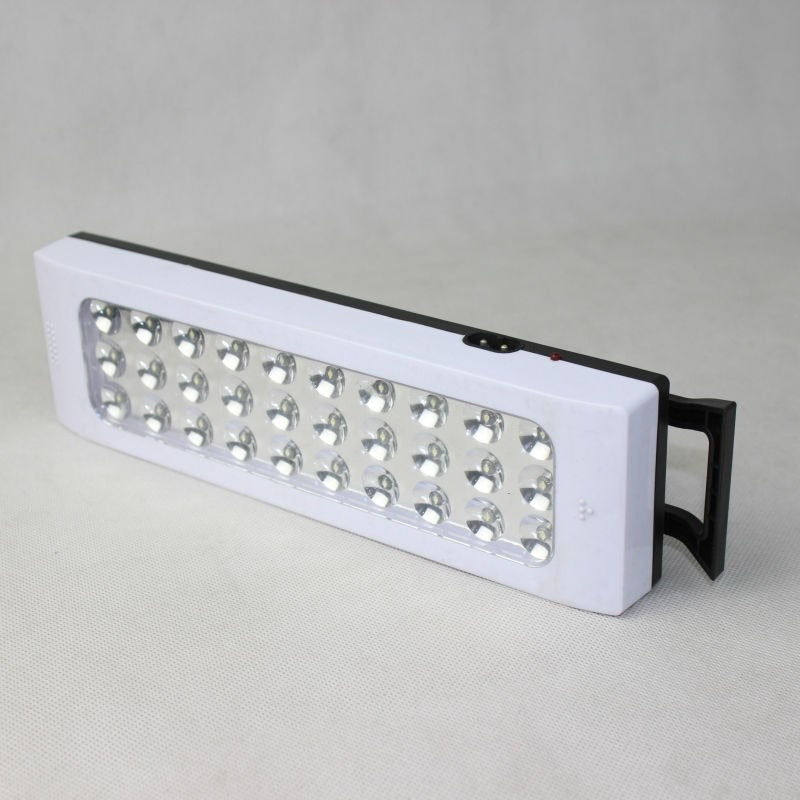 Portable 2.4W Rechargeable LED Hand Lamp Light With Solar Panel Charge Port And Large 1600mAh Battery