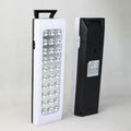 Portable 2.4W Rechargeable LED Hand Lamp Light With Solar Panel Charge Port And Large 1600mAh Battery