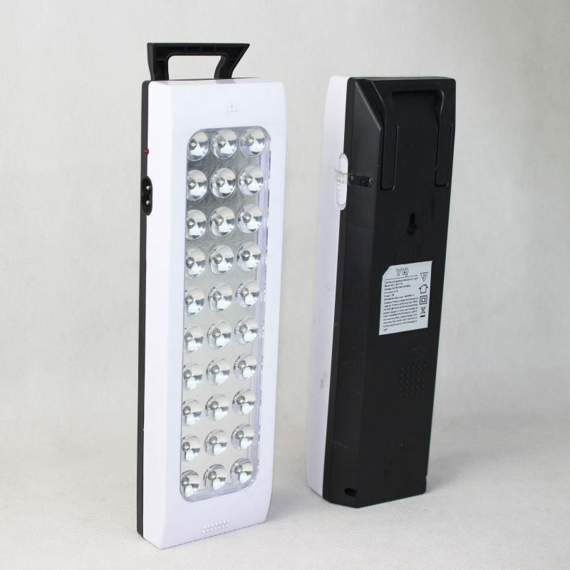 Portable 2.4W Rechargeable LED Hand Lamp Light With Solar Panel Charge Port And Large 1600mAh Battery