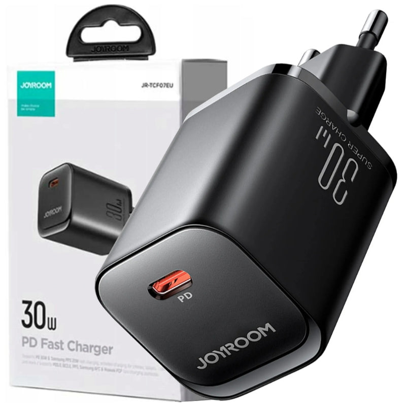 Joyroom JR-TCF07EU 30W PD Super Fast Charger – Compact and Powerful USB-C Adapter