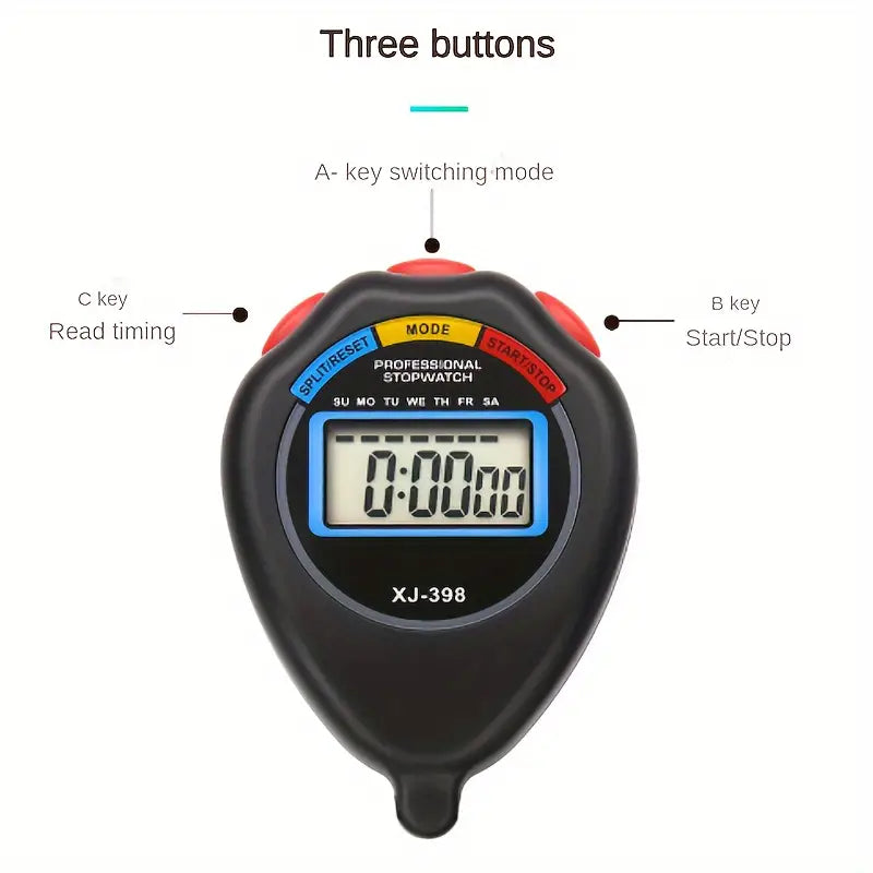 XJ-398 XINJIE Multi-Functional Portable Professional Digital Sports Stopwatch