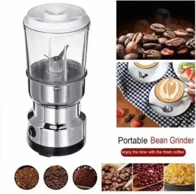 Raf 2 in 1 Mini Electric Coffee Grinder - Electric Masala Grinder - Juicer Blender - Juicer Blender Grinder - Stainless Steel Material - Spices and Food processor High Quality Machine - Chatni Maker