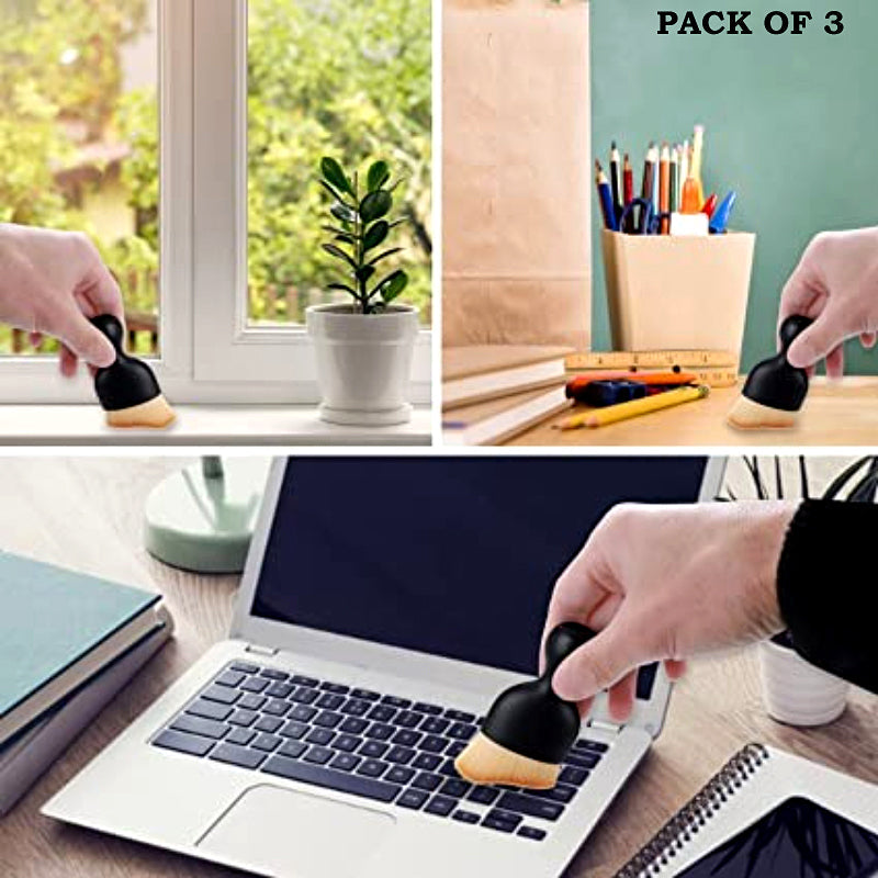Pack of 3 Ultra Soft Detailing Brush – Multi-Purpose Cleaning Tool for Car Interior, Home & Office