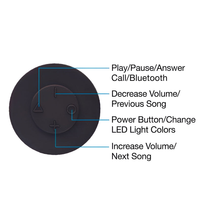 XTECH SUONO XTS-616 – Wireless Bluetooth Speaker with Powerful HD Sound & LED Lighting