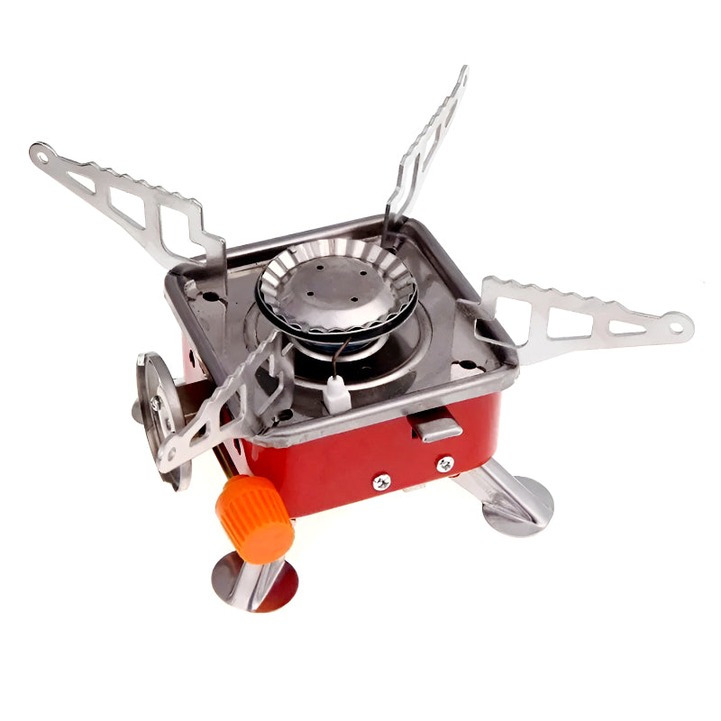 K-202 Compact & High-Quality Mini Portable Foldable Card Type Stove For Outdoor Camping