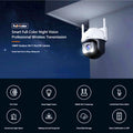 Tenda CH3-WCA 1080P Outdoor Wi-Fi Pan/Tilt Camera with Full-Color Night Vision, Alexa Support, and Smart Alerts