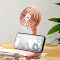 Compact Mini Portable USB Rechargeable Lightweight Handheld Cooling Fan With Adjustable Angle For Living Room, Bedroom And Office