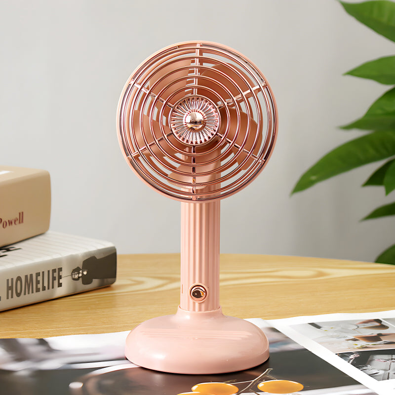 Compact Mini Portable USB Rechargeable Lightweight Handheld Cooling Fan With Adjustable Angle For Living Room, Bedroom And Office