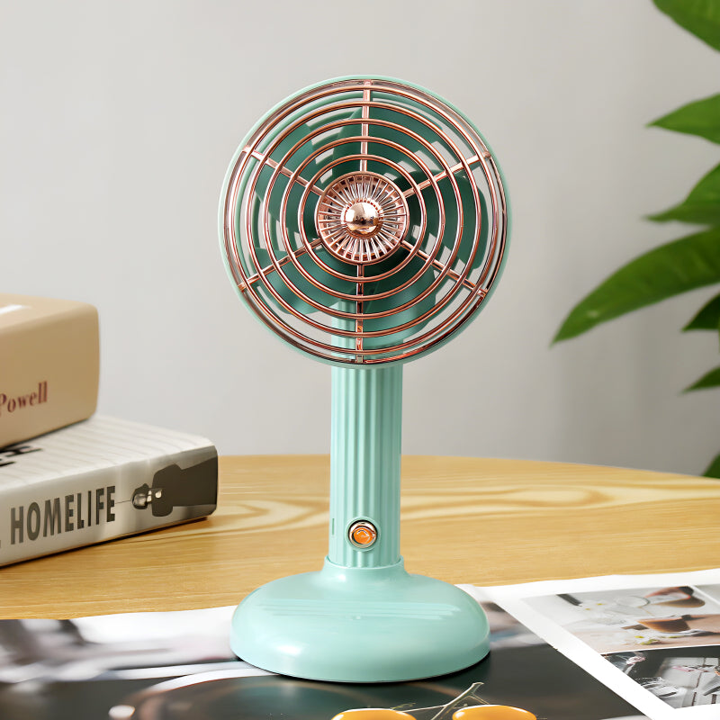 Compact Mini Portable USB Rechargeable Lightweight Handheld Cooling Fan With Adjustable Angle For Living Room, Bedroom And Office