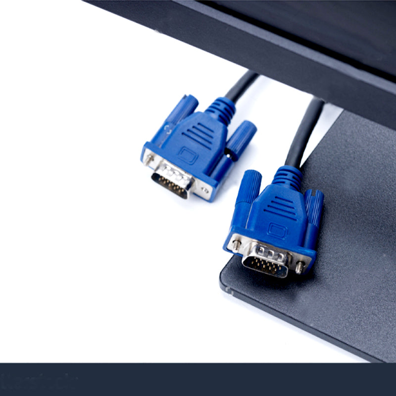 Durable 20m VGA Cable 15-Pin Male to Male High-Quality Shielded Video Cable for LCD Monitors, Projectors and PCs