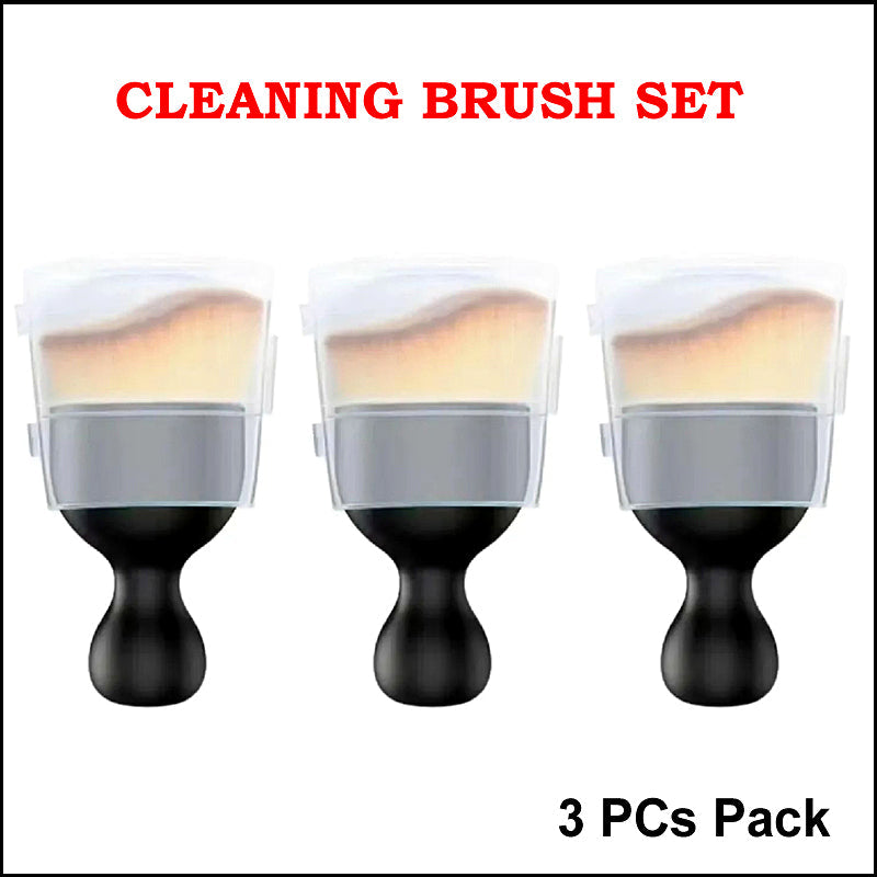Pack of 3 Ultra Soft Detailing Brush – Multi-Purpose Cleaning Tool for Car Interior, Home & Office